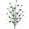 34" Green Glitter Sequin Wispy Ball Spray - Festive Christmas Decoration